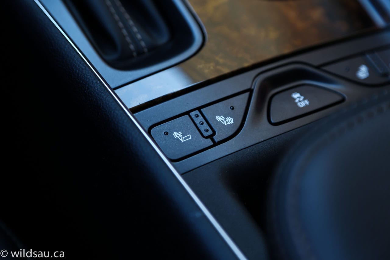seat heater buttons