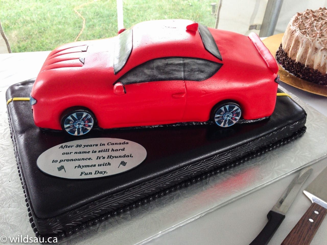 Genesis Coupe cake