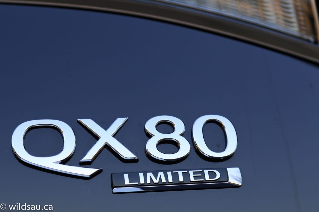 QX80 badge