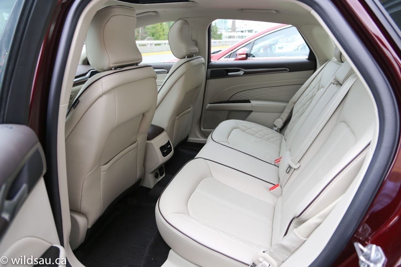 Platinum rear seats