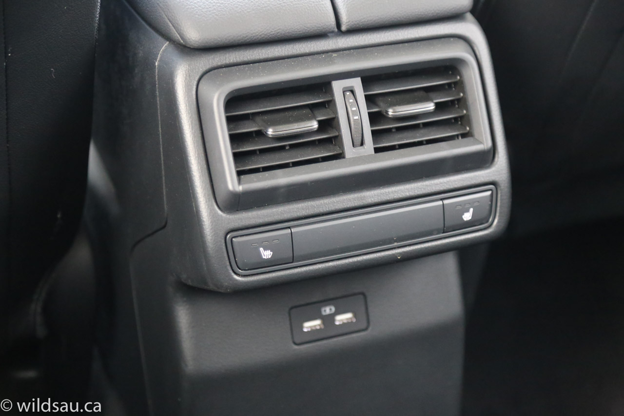 rear seat heat charging
