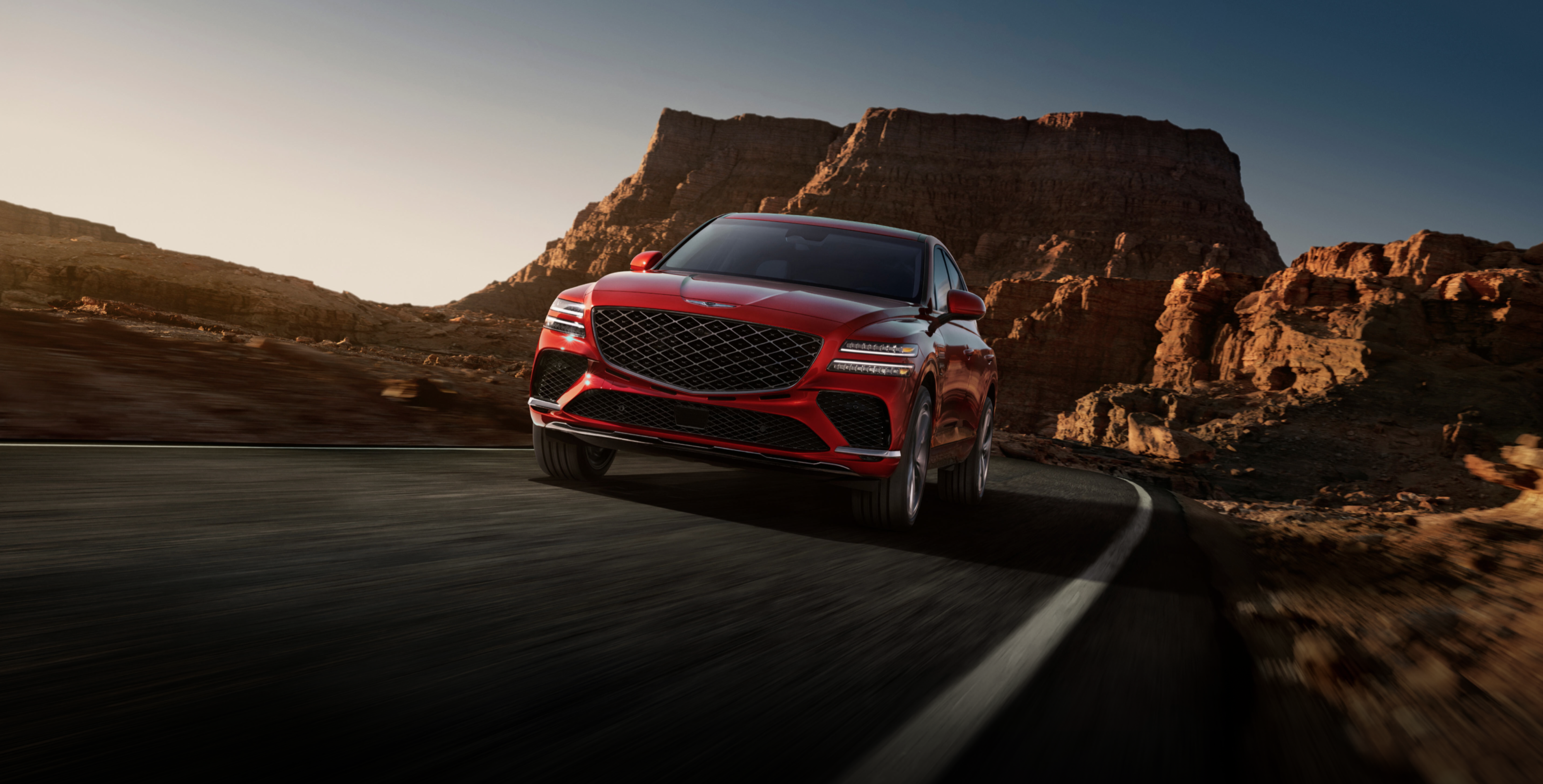Red Front Driving