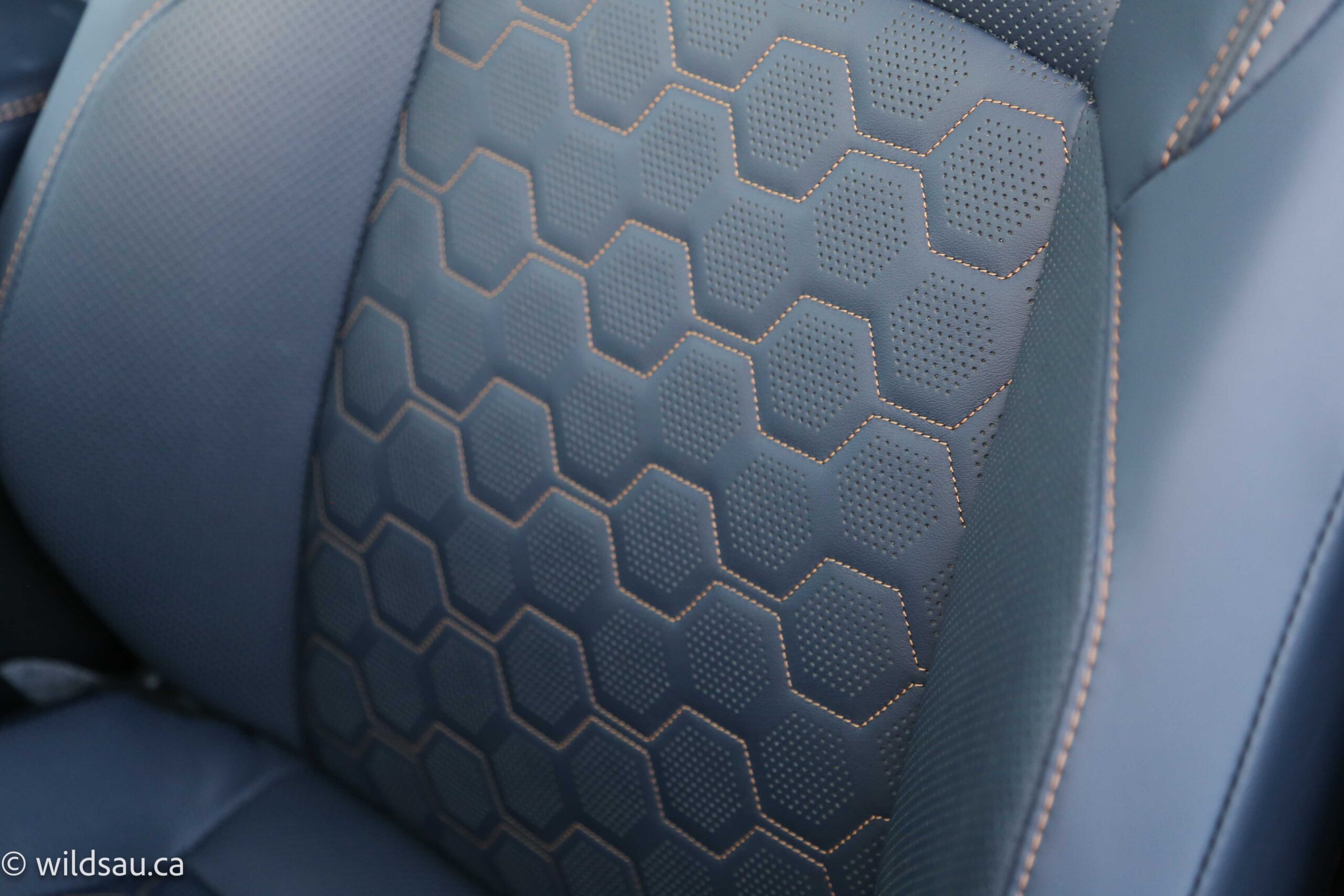 Seat stitching detail